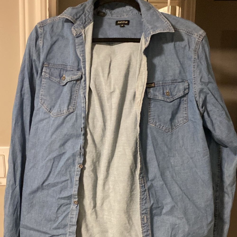 Men’s Collared Dress Shirt - Buffalo David Bitton - Size Small